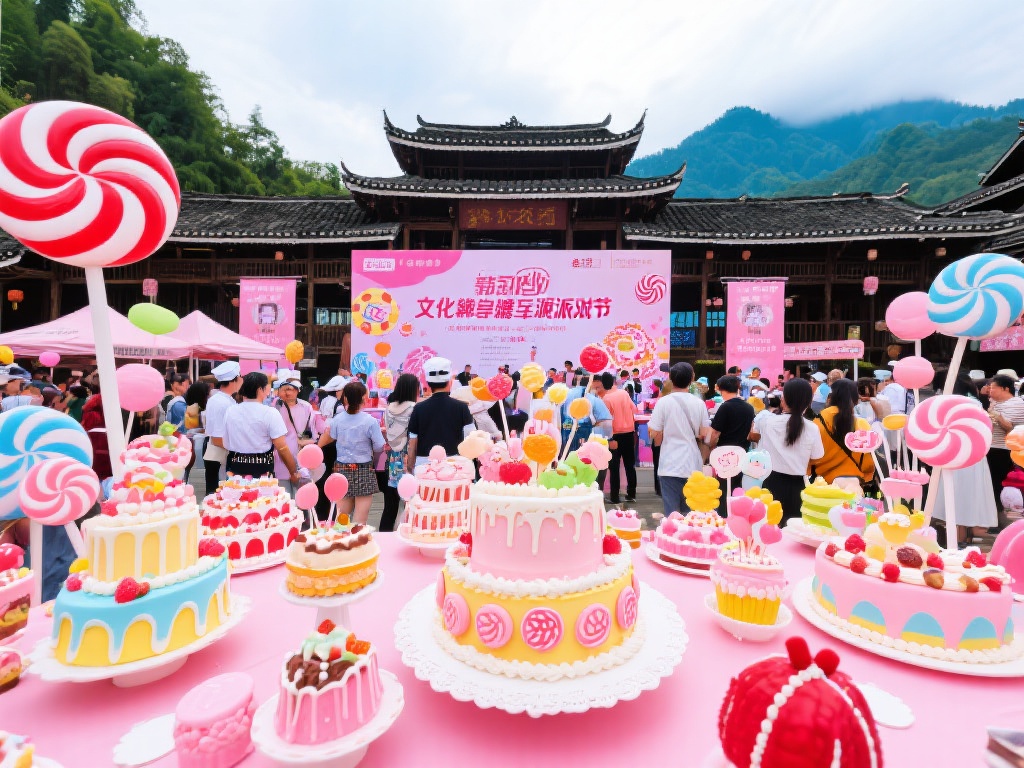 举办在黔江特色场地的糖果派对，不仅是一场味觉的盛宴