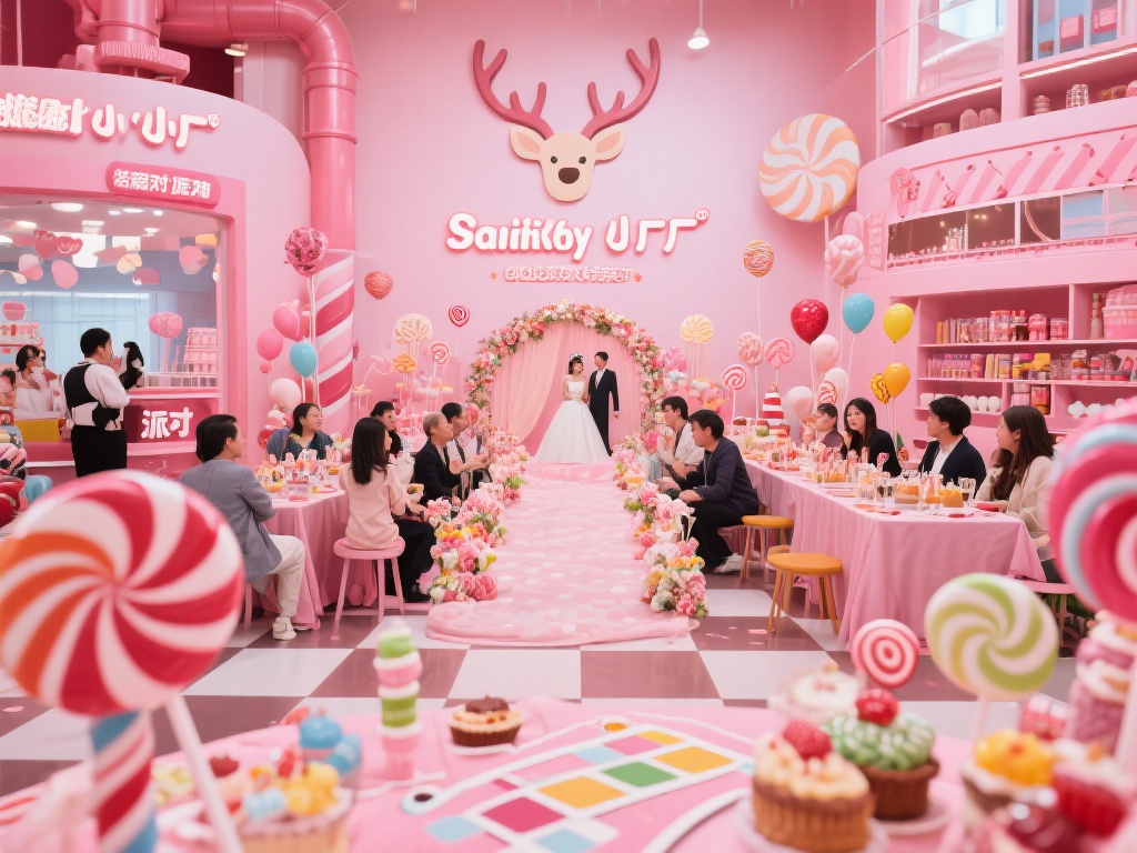 糖果小鹿派对工厂的奇幻甜蜜之旅开启欢乐篇章 如果说糖果工厂是甜蜜乐趣的源头,那么与“派对”概念