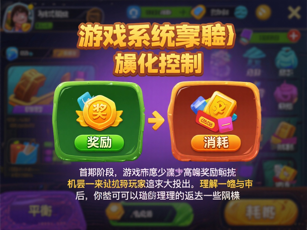 在游戏中，系统通常会以某种方式控制“奖励”和“消耗
