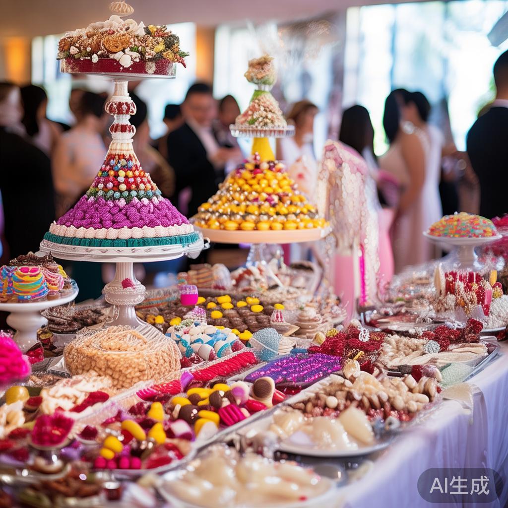 每一次婚礼都是生命中的重要篇章，用心打造的糖果派对