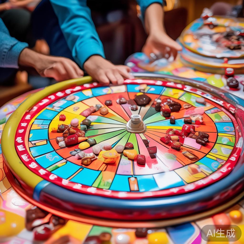 打造精彩纷呈的转盘派对糖果互动游戏,尽享创意无限乐趣 具体而言,转盘糖果互动游戏通常设计来自不同的奖项或